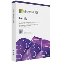 Microsoft 365 Family 6 Benutzer 12 Monate PKC DE Win Mac Android iOS