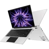 WOZIFAN Win 11 Laptop 14 Zoll 6GB RAM 256GB SSD Unterstützung 1TB SSD Erweiterung Traditioneller Full Metal 2.4G+5G WiFi Bluetooth 4.2 USB HDMI 1920x1081 FHD PC mit Drahtloser Maus-Silber