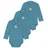 normani Outdoor Sports 3er Pack Merino Baby-Body in Blau | Gr.: 68