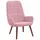 vidaXL Relaxsessel Rosa Samt 80 x 80 x 100 cm Rosa