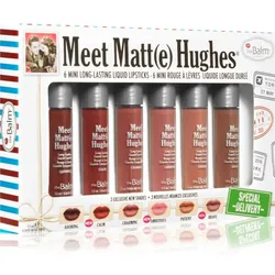 theBalm Meet Matt(e) Hughes Mini Kit Special Delivery Set mit flüssigen Lippenstiften