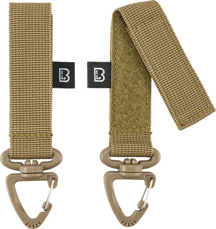 Brandit Belt and Molle Loop, mousqueton - Beige