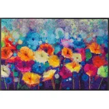 Wash+Dry Fußmatte Flowerlover 50x75 cm, innen und außen, waschbar