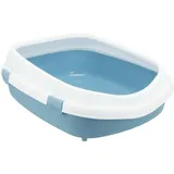 Trixie Katzentoilette Primo XXL Blau/Weiß