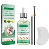 Wimpernwachstumsserum Wimpernserum Augenbrauen Serum Wimpern Serum Schnell Wachstum Lash Serum, Wimpern- und Augenbrauen-Enhancer-Serum für Längere, Dickere, Vollere Augenbrauen und Wimpern