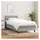 vidaXL Boxspringbett 100 x 200 cm Hellgrau