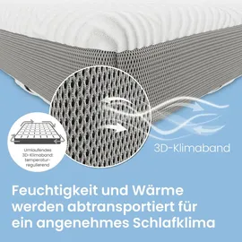 eloneo Visco Topper Matratzenauflage 80 x 200 cm