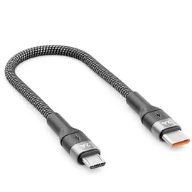 deleyCON USB-C auf Micro USB 0,15 m