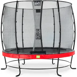 EXIT Elegant Trampolin ø253cm mit Economy Sicherheitsnetz - rot 250 CM