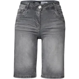 Cecil Style Scarlett Shorts GreyWashed (mid grau used wash), 33, - 33