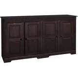 Home Affaire Sideboard »Lisa«, Kommode aus massivem Kiefernholz, Breite 158,5 cm braun