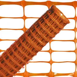 Orangefarbenes Markierungstuch 1,0 Meter. Rolle 50 Meter