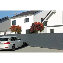 GAH Alberts Sichtschutzstreifen 0,19 x 50 m grau