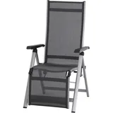 Siena Garden Tesoro Relaxsessel silber/schwarz M31573