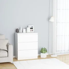 vidaXL Sideboard 60 x 76 x 33,5 cm Weiß