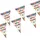 Papstar Wimpelkette Girlande 4 m Bunt