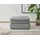 Home Affaire Hocker PIAGGE, Hochwertiger Cord, passend zum Loveseat PIAGGE grau