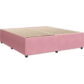 vidaXL Boxspringbett 180 x 200 cm Rosa