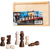 Clown Games Chess Pieces Wood