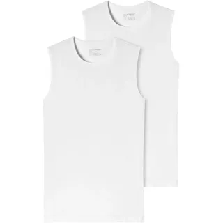 SCHIESSER Tanktop mit Stretch-Anteil im 2er-Pack, Weiss, L