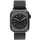 Apple Watch Series 8 GPS + Cellular 41 mm Edelstahlgehäuse graphit, Milanaise Armband graphit