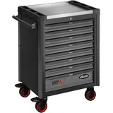 VIGOR Werkstattwagen Edelstahl 723 x 459 x 1002 mm schwarz/weiß leer