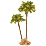 vidaXL Weihnachtsbaum mit LEDs 90 cm & 150 cm