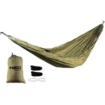 Neo Tools Outdoor Hängematte bis 200kg, 330 x 140 cm