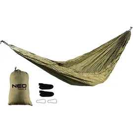 Neo Tools Outdoor Hängematte bis 200kg, 330 x 140 cm