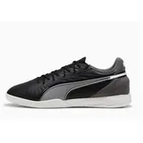 Puma King Match IT Soccer Shoe, Black White-Cool Dark Gray, 44.5 EU