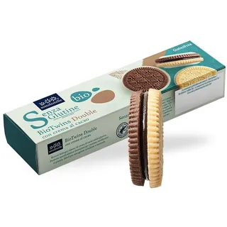 BioTwins Double con Crema al Cacao Senza Glutine - Sottolestelle 125 g