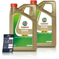 Castrol 10 L EDGE 5W-30 M + Ölwechsel-Anhänger [Hersteller-Nr. 15BF6C]