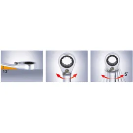 KS Tools DUO GEARplus Ringmaulschlüssel 27 mm
