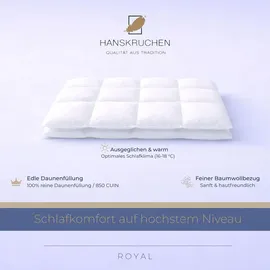 HANSKRUCHEN Hanskruchen, Royal (910 g, Daune, 155 x 220 cm