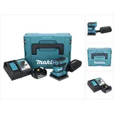 Makita DBO 480 RT1J Akku Schwingschleifer 18 V 112 x 102 mm + 1x Akku 5,0 Ah + Makpac