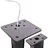InLine Universal Wallbox Standfuß mit EV-Ladekabel Halterung schwarz
