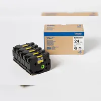 Brother HGe-651V5 Schriftband-Multipack 5x High-Grade 24mm x 8m