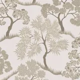 Sublime Vliestapete Trees Natural 10 m x 52 cm Creme-Beige FSC®