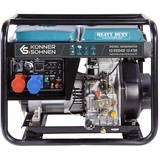 Könner & Söhnen Diesel Stromerzeuger Notstromaggregat 4-Takt 6,5kW 14 ps KS 8100HDE-1/3 ATSR