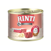 RINTI Sparpaket RINTI Sensible Rind & Reis 24x185g Dose Hundenassfutter