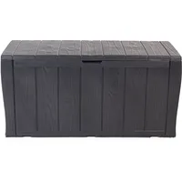 Ondis24 Kissenbox Sitztruhe Auflagenbox Keter Sherwood Holz Optik
