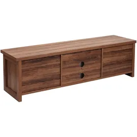 Mendler HWC-K75 TV-Rack 0 cm Braun Holz, Spanplatte
