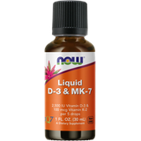 NOW Foods Liquid D-3 & MK-7 (30 ml)