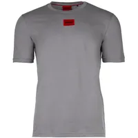 Hugo Herren T-Shirt - Diragolino212 Rundhals, Logo,1/2-Arm, Baumwolle Grau (Medium Grey 034) S