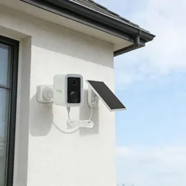 ideoon WLAN Solar Überwachungskamera 3MP Weiß