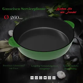 robari Gusseisen Servierpfanne 26 cm