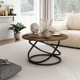 Vicco Couchtisch Calgary Holz Marmor-Optik 80 x 46 cm Wohnzimmertisch