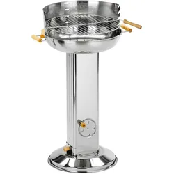 Haushalt International HI 60178 Edelstahl Säulengrill Rundgrill