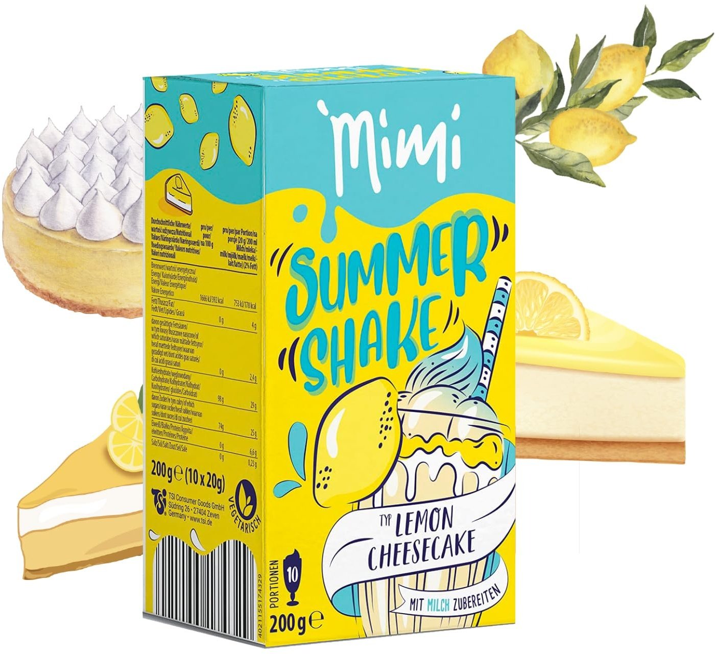 MIMI Summer Shake Lemon-Cheesecake 200g