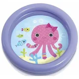 Intex 59409NP Aufblasbarer Baby-Pool mit Tiermotivdruck, 1 Stück, Vinyl, Mehrfarbig, 61x15 cm